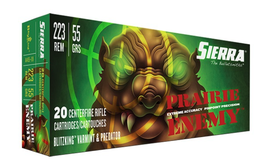 Sierra 223 Rem 55gr BlitzKing Ammo