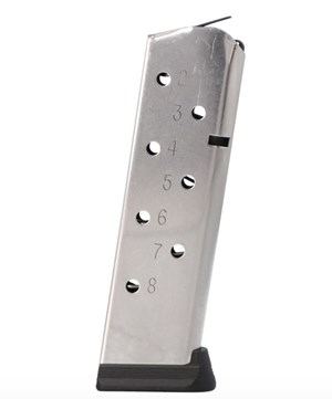 SIG SAUER
MAG-1911-45-8
1911 FULL SIZE
45ACP
8 SHOT
STAINLESS STEEL
ORIGINAL MAGAZINE

SPECIAL NEW $49.90