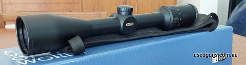 Meopta Meopro 3.5-10x44 duplex reticle, just back from servicing by Malcolm Eames. $350 posted.