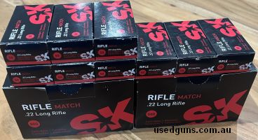UP FOR SALE IS 1429 ROUNDS OF SK RIFLE MATCH 22 LR AMMO