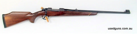Brno model 601 (1984 model) in 308W, set trigger, missing stud swivel on rear.