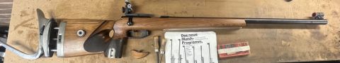 Match 54 Anschutz single shot target rifle Excellent original condition with open sights shoots great