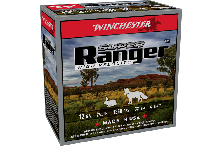 Winchester Super Ranger 12ga #4 2-3/4" 32gm (Box 25)