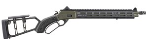 MARLIN
70924
MODEL 1894
MAD PIG CUSTOM
357 MAGNUM
8 SHOT
16.1 INCH BARREL
THREADED MUZZLE
MUZZLE BREAK
OD GREEN CERAKOTED FINISH
M-LOK FOREND
FULL LENGTH PIC RAIL
WITH ADJUSTABLE GHOST RING SIGHTS
MIDWEST INDUSTRIES BUTTSTOCK
WITH CUSTOM MAD PIG PANELS

NEW $4469