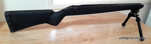 Bolly stock suit Tikka T3/X/1. Carbon approx.690g, Bedded action inlet. Australian made. Minor surface coating wear at contact points through use. Minimally cos