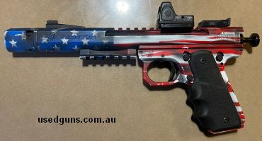 Excellent condition pistol, very accurate and a joy to shoot. Only selling as I have several of these. Comes with 3 magazines. Red dot sight NOT INCLUDED.