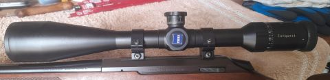 Zeiss Conquest 6 5-20x50 MC rifle scope, original owner, R600 reticle, tube perfect, glass perfect, very faint almost unnoticeable ring marks, been sitting on a