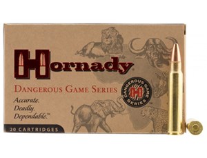 HORNADY
H8231 
DANGEROUS GAME SERIES
375 RUGER, 270GR SP-RP
SUPERFORMANCE 
$148.25 /PER 20
$667.05 /PER 100
