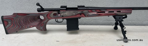 Selling my Howa 1500 chambered in 243Win. Comes in a Boyd's Thumb-Hole stock and includes a 10 shot magazine, bipod, shoulder strap and soft carry bag. Some min