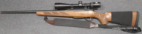 TIKKA T3 in very good condition. Comes fitted with a Nikon Prostaff 4-12x40 scope, sling and buttstock ammo holder. $65 freight to your dealer Australia Wide (W
