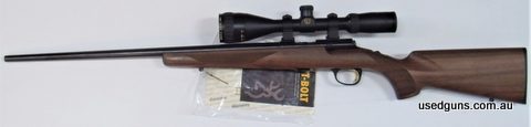 Just aquired and hard to find, beautiful Browning T-Bolt in 22LR. This gun has done virtually no work and is ready to go hunting rabbits. If you can find some!