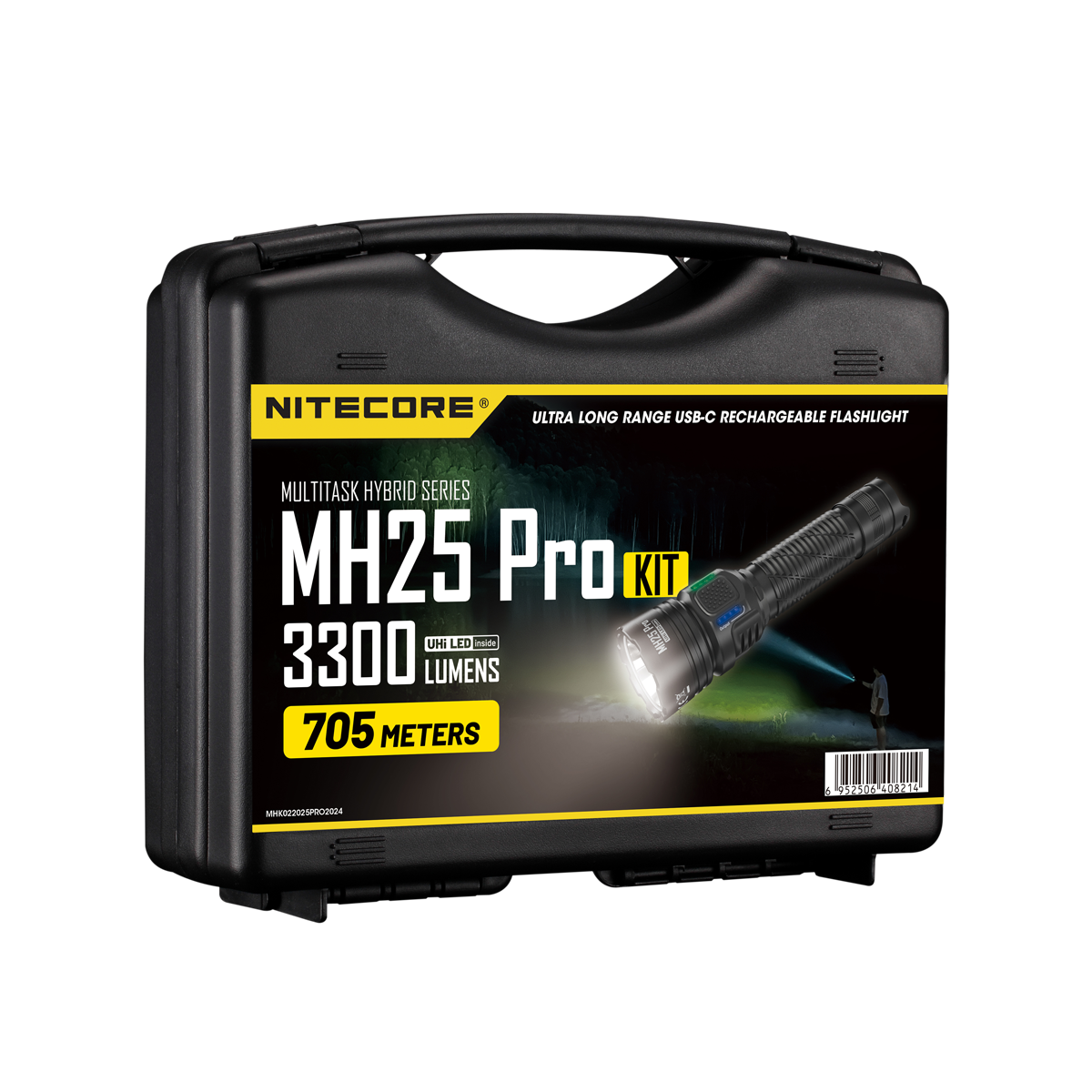 NITECORE MH25-PRO 3300 LUMEN LED TORCH HUNTING KIT