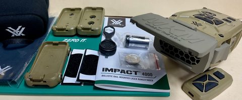 Unused Vortex Impact 4000 WMLRF. Includes all manuals, accessories, a MKM sensor ARD and cap, but no box.
