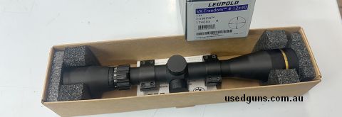 Leopold scopes for sale one vx freedom with tri moa and rings with very little use for $550 including postage.