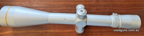 Leupold Vari-X3 6.5-20x50 Leupold Vari-X3 6.5-20x50 LR, 30mm tube, target capped turrets, silver finish. Is in very good condition. Has a duplex reticle. Has a 