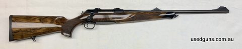 The Sauer 404 Elegance is appropriately named! With luxurious grade 7 walnut, switch barrel and rapid takedown capability this is the high end versatile premium