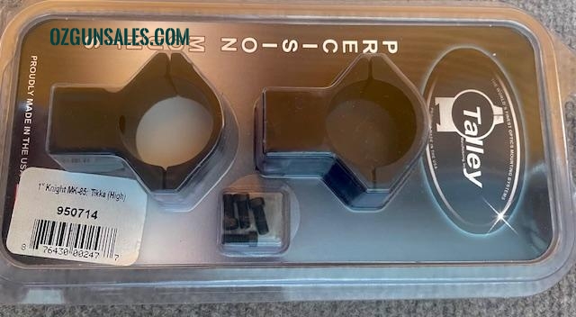 Talley Tikka T3 / T3X High 1" mounts