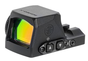 SIG SAUER
ROMEO-X PRO
CIRCLE DOT WITH INDIVIDUAL
ABLE 2 MOA DOT & 32 MOA CIRCLE
RED RETICLE
DELTA POINT PRO FOOT PRINT 

AVAILABLE IN
SORX1000 BLACK NEW $849
SORX1002 FDE NEW $869