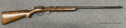 Good condition BSA Sportsman Five in 22LR. Comes with 2 magazines. Barrel in good condition. Woodwork very good. $65 freight to your dealer Australia Wide excep