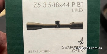 Swarovski Z5 3.5-18x44 wiith plex retical and Ballistic Turret. Scope is as new, unmarked in original box with all tools and paperwork, would definitely suit ne