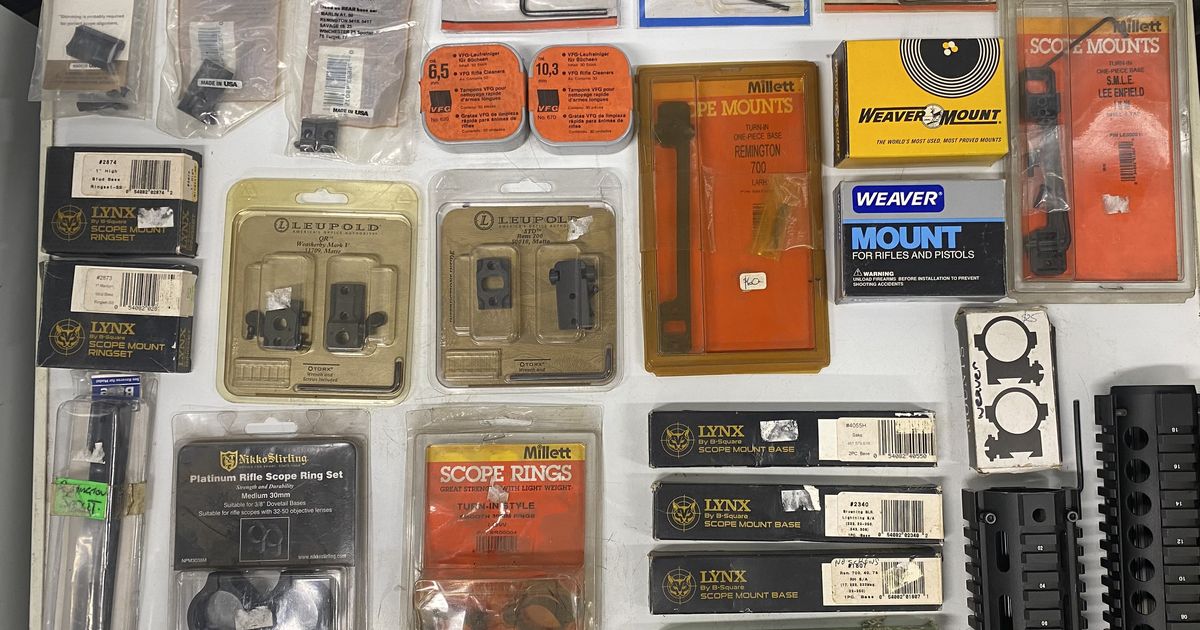 Various scope mounts
