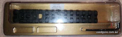 As new Contessa Rail was trial fitted but did not suit my mounting system. This rail suits Sako 85 in XS (extra short) action. Comes in original package. Post o