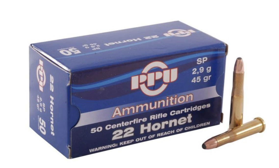 PPU 22 Hornet 45gr Soft Point8605003812272