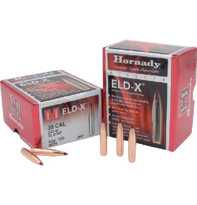 Hornady 30 Cal .308 220gr ELD-X 100pk