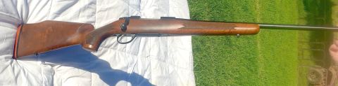 Very nice quality rifle, awesome action and trigger, lovely timber. Some blueing rubbed off drop plate from carrying, very accurate. Has had just over 200 rnds 