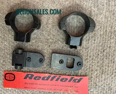 Redfield Remington Mod 700 LA Rifle 1" Mounts