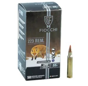 FIOCCHI
FC70563500
PERFORMANCE 
223REM, 55GR, POLYMER TIPPED
AMMUNITION

SPECIAL
$62.90 /PER 50
$629 /PER 500
