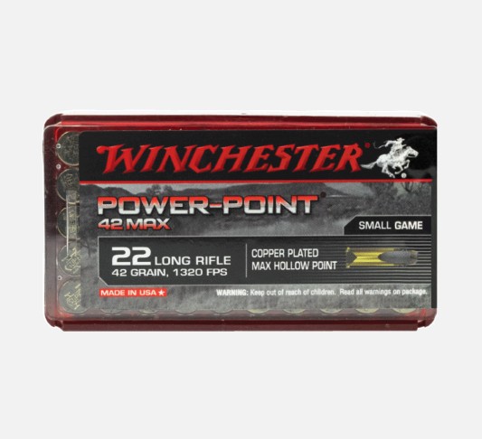 WINCHESTER POWER-POINT MAX .22LR AMMO-BULK