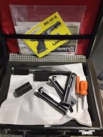 Unique Des 69/U accessories, all in very good condition. 3 x magazines, 2 x barrel weight slides, use one to add a picatinny rail for optics, 1 x barrel weight,