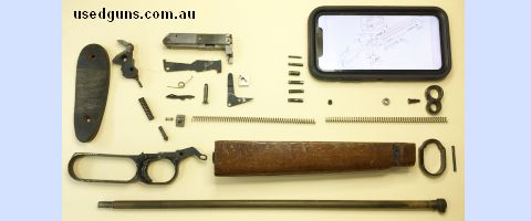 Browning BL22 parts. Condition varies between Fair and Very Good but all are completely serviceable. Bolt is complete and in good condition. Lever is good but h