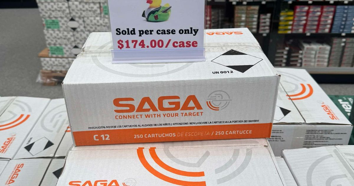 SAGA STEEL SHOT IN STOCK!