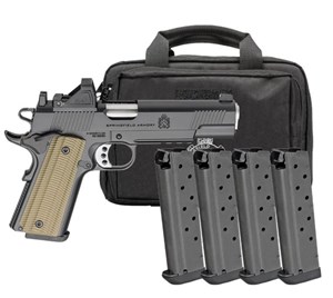 SPRINGFIELD ARMORY
PO9229AOSPAC
1911 OPERATOR AOS
9MM
9 SHOT
FOUR MAGAZINES
BLACK CERAKOTED FINISH
NIGHT SIGHTS
5" MATCH GRADE BARREL
AMBI SAFETY
VZ G10 GRIPS
OPTICS READY
WITH VIRIDIAN RFX11 GREEN DOT

SPECIAL NEW $2495