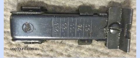 Original Krico rimfire rifle rear sight complete. Phone 0429849007. If reply by email please forward return phone number.