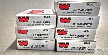 220 new 284 winchester cases. $2 ea Buyer to pay freight