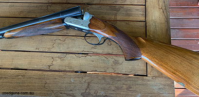 SKB sxs 12 g tidy single trigger tight gun shoots very well just had trigger springs replaced and major clean by gunsmith