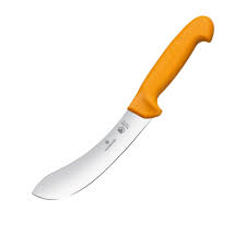 SWIBO 15CM SKINNING KNIFE ORANGE HANDLE