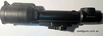 Talion XQ38 Excellent condition. Pulsar genuine QD return to zero mount. Bag, Charger and 240V Adaptor included. Genuine enquiries only.