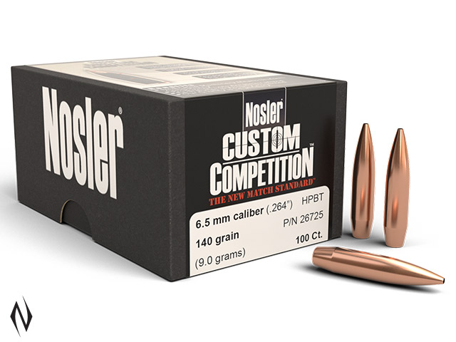 NOSLER CUSTOM COMPETITION 6.5MM HPBT