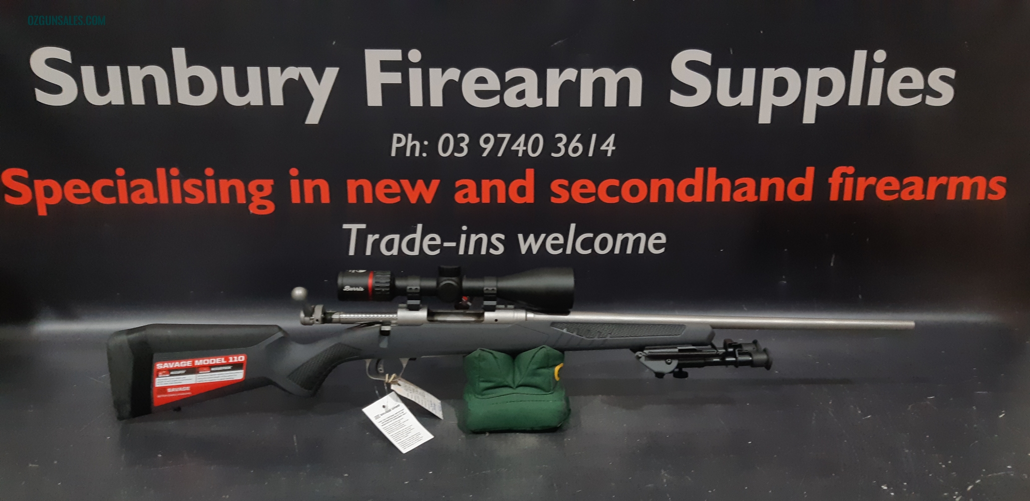 Savage 110 Storm 6.5CM Burris Scope Package A-435