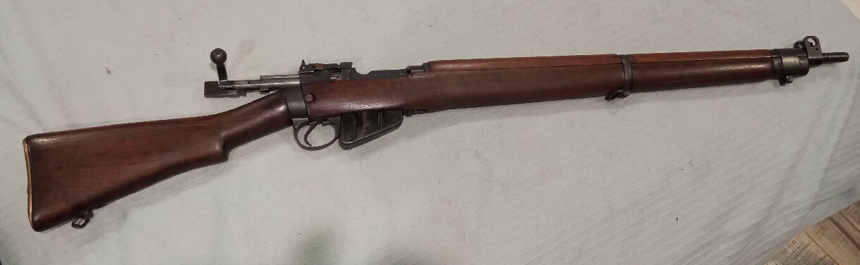 303 No4 Mk1*. Very good wood and metal condition. Deep rifling with some pitting. Selling as I don't use it. Bought as impulse 2 years ago and shot twice. Can s