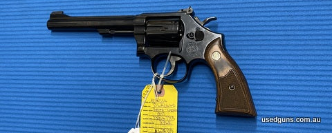 Brand new Smith & Wesson mod 17 in 22LR. Has a 6 inch barrel. Great double action 22.
