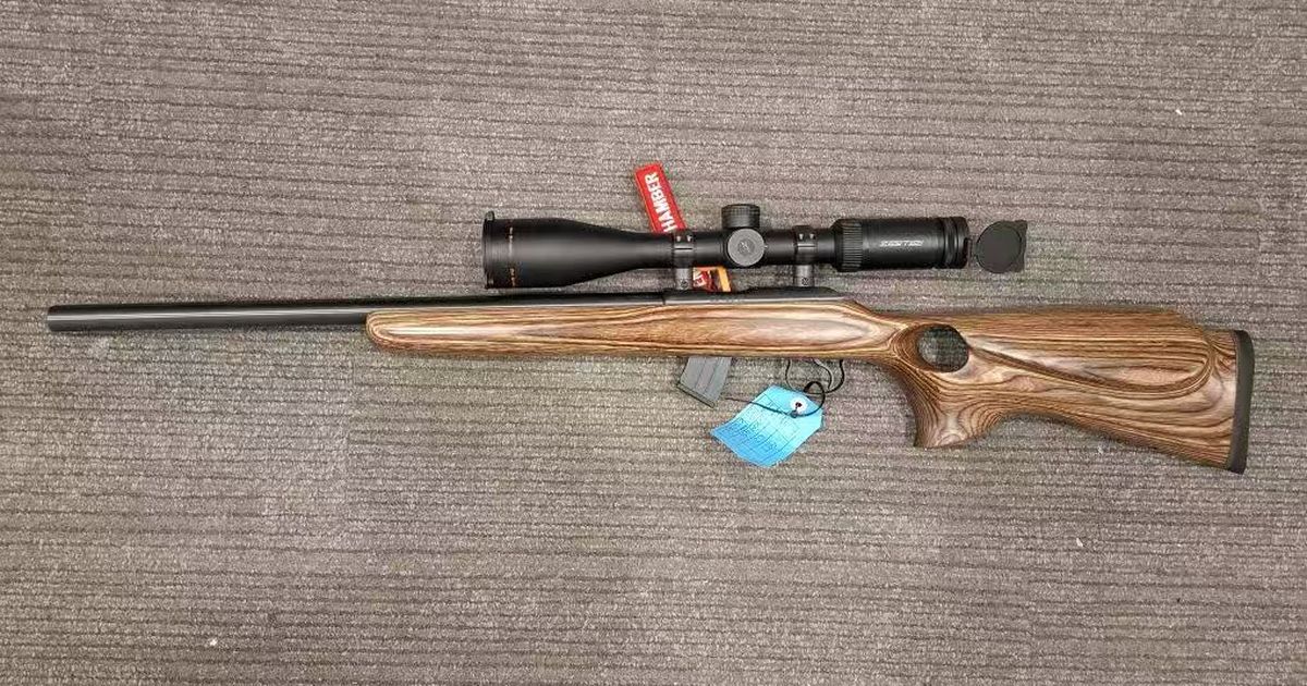 CZ 455 22LR Heavy barrel wood stock