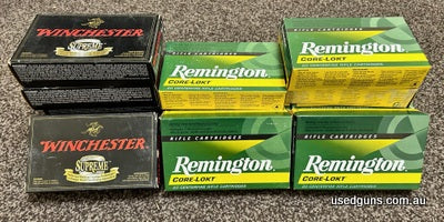 Rifle sold, so time to get rid of the ammo. I have the following 30-06 ammo: Remmington Core-Lokt 30-06 SP 220 grain: 2 packets of 20 rounds. $150 Remmington Co
