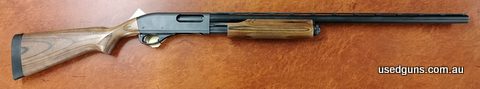 Used Remington 870 12G pump action shotgun. 4 shot mag. Timber /Blued. Good condition. . C Class QLD Licence required