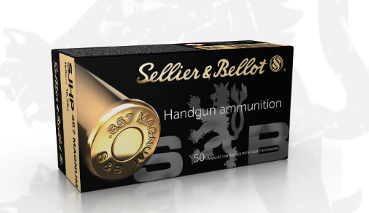 S&amp;B Sellier &amp; Bellot 357 Mag 158 grain SJHP