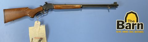 Make: Marlin Model: 39a Action: Lever Serial Number: 92301419 Barrel length: 24" Overall Length: 103cm Description: Marlin 39a 22LR. Has a nice timber stock, Wi